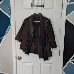 Men's Brown Jacket Cosplay Halloween